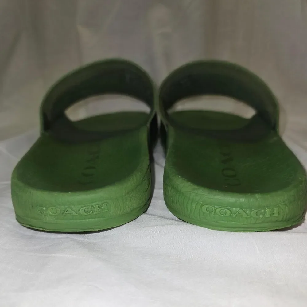 Coach Men's Green Sandals